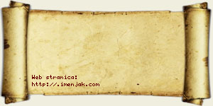 Isidora Pujić vizit kartica